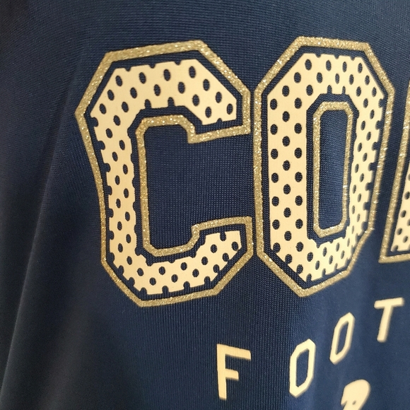 NFL Team Apparel Women's Indianapolis Colts Football Jersey Lace Up Bling Letter - Picture 4 of 10